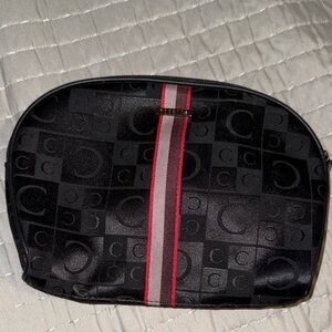 Modella Black and Red Cosmetic Bag